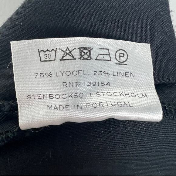 Schnayderman's | Men’s Black Pop Pants Linen Lyocell Breathable Pull On S - Picture 9 of 12